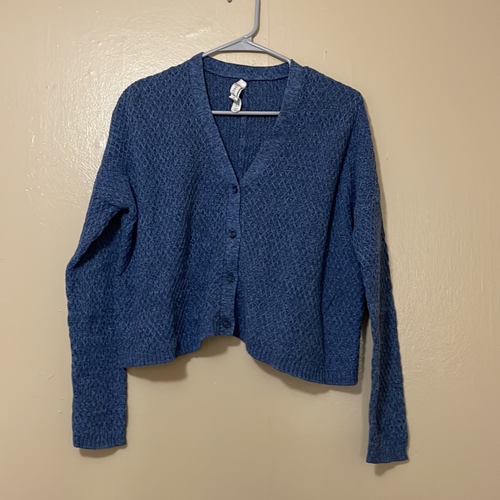 🌸 Clearance! 🌸 Aeropostale Blue Cropped Cardigan Size XS